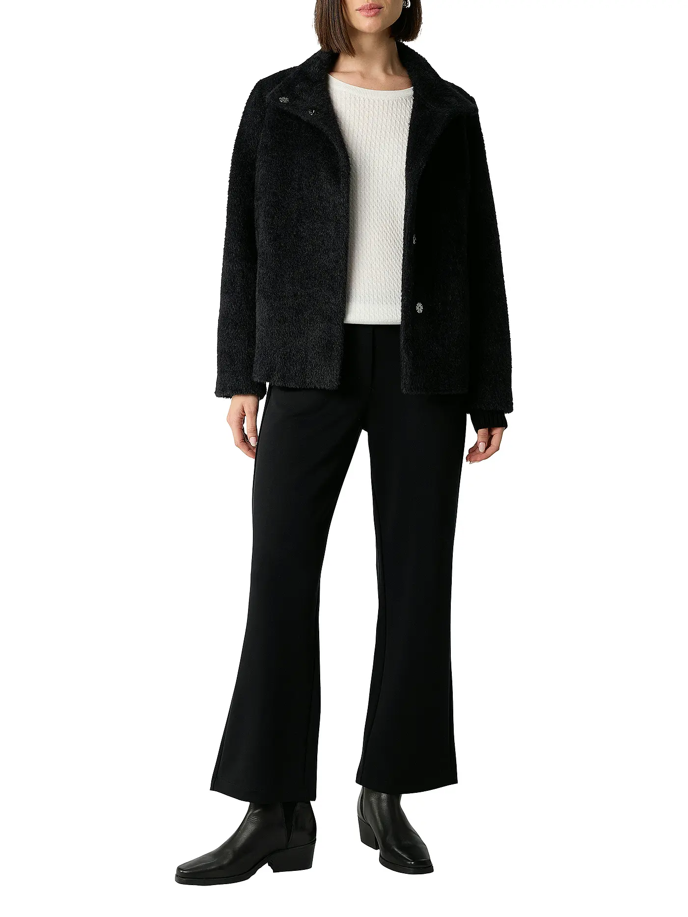 COMMA | Jacke in Felloptik | 